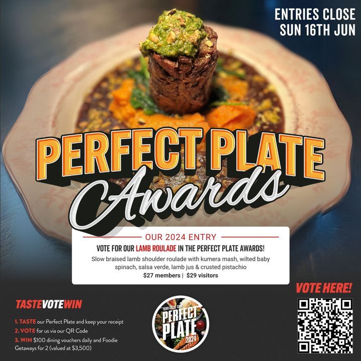 Featured image for “Exciting news!  The talented chefs at Rita’s Bistro have entered into this year’s prestigious Perfect Plate Awards!”