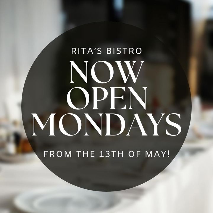 Featured image for “We have exciting news! We’re now open on Mondays for lunch and dinner!”
