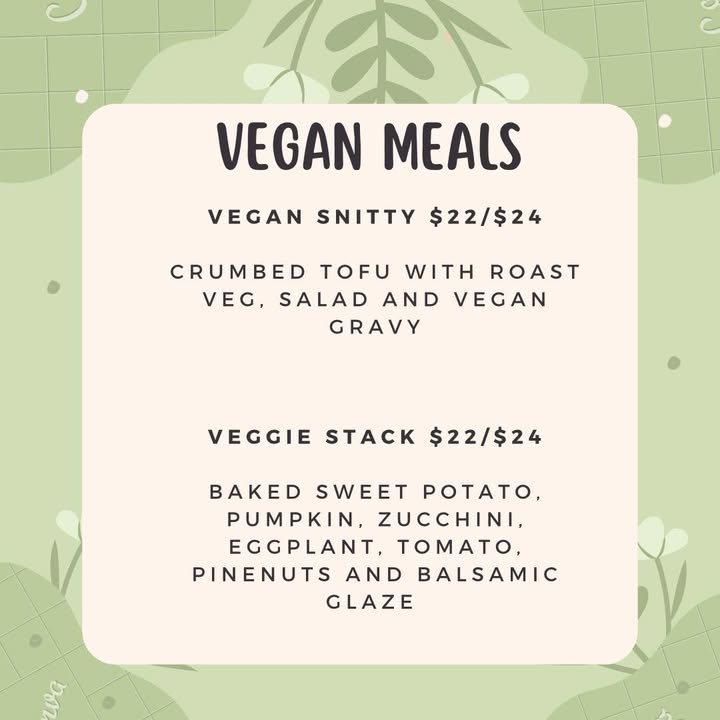 Featured image for “Did you guys know that we now serve vegan meals?!”