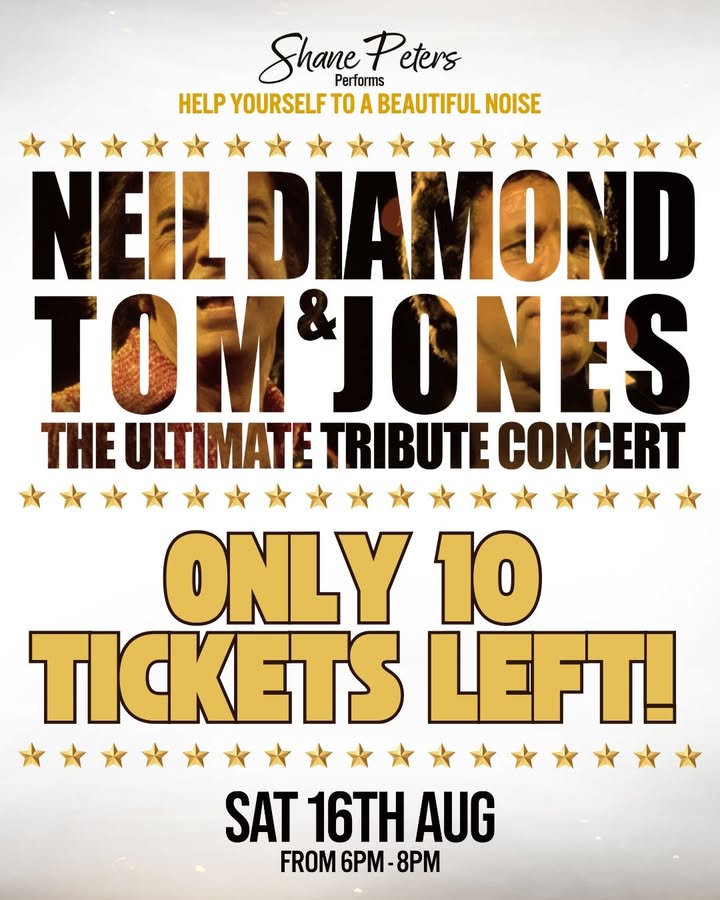Featured image for “Neil Diamond & Tom Jones Tribute Show: Last Chance for Tickets at Club Lake Cathie”