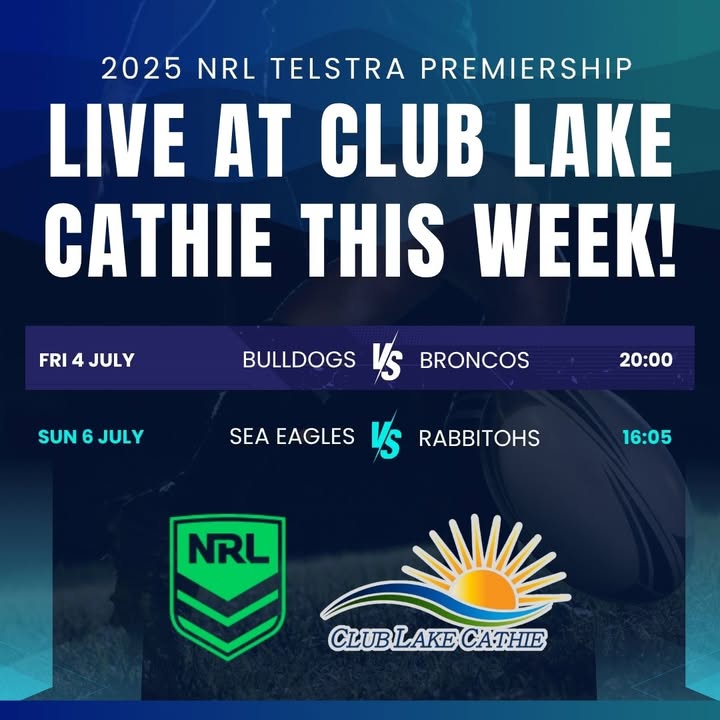 Featured image for “Live Footy & Good Food: Ultimate NRL Experience at Club Lake Cathie”