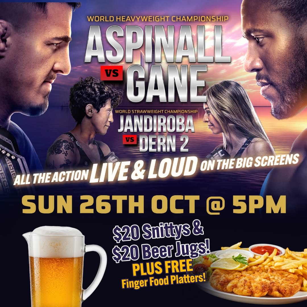 Featured image for “UFC 321 Fight Night: Live & Loud at Club Lake Cathie”