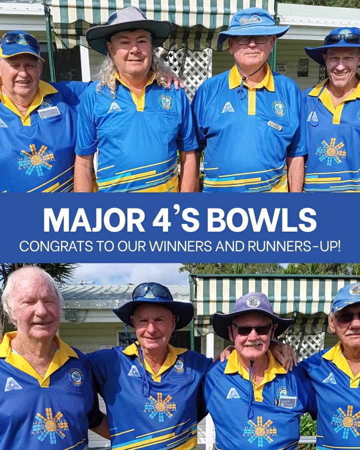 Featured image for “Major 4’s Bowls Winners & Runners-Up Announced at Club Lake Cathie”