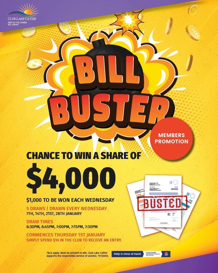 Featured image for “Bill Buster Returns to Club Lake Cathie”