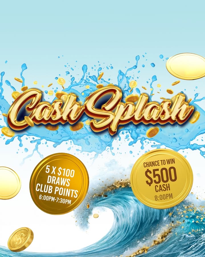 Featured image for “Cash Splash Returns Wednesday 25th February”