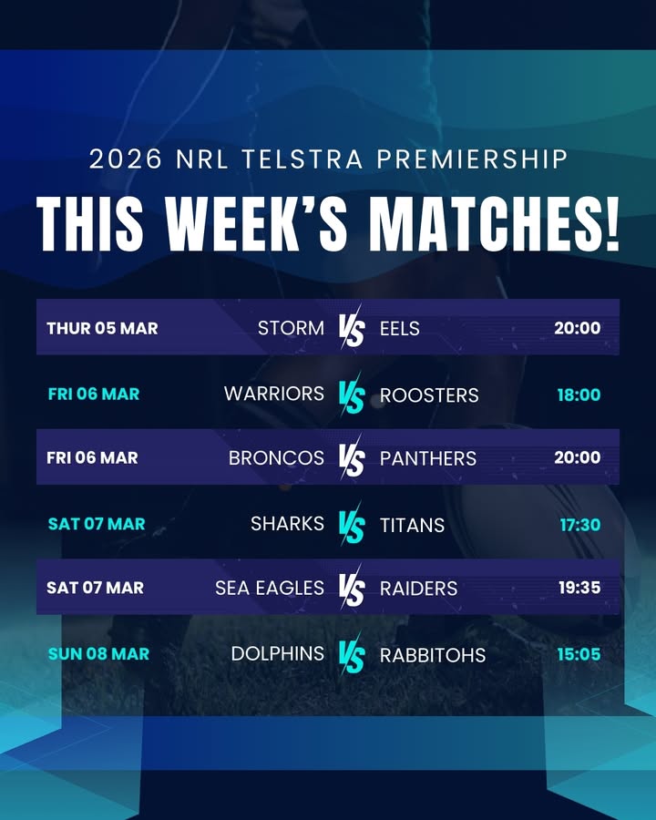 Featured image for “NRL Action This Week at Club Lake Cathie”