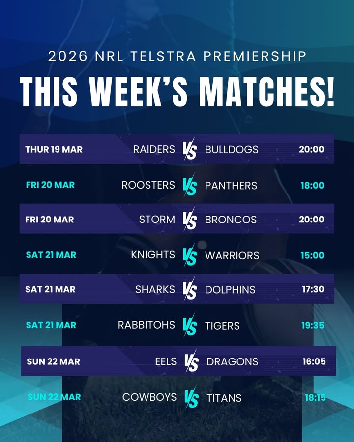 Featured image for “Watch Every 2026 NRL Telstra Premiership Game Live at Club Lake Cathie”
