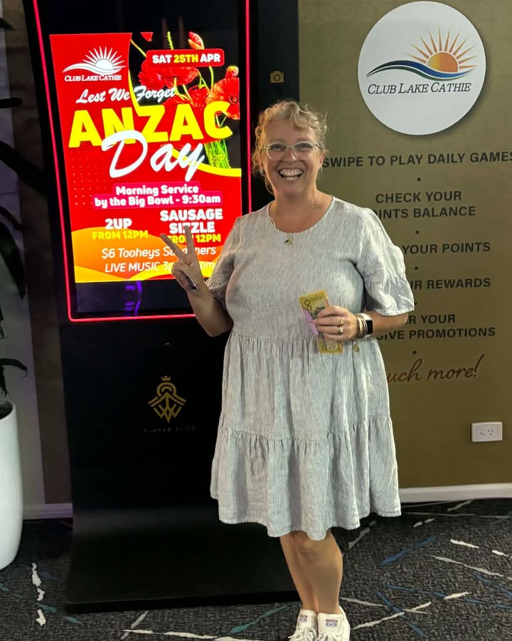 Featured image for “Congratulations Kristine Fallon – Cash Splash $500 Winner at Club Lake Cathie”