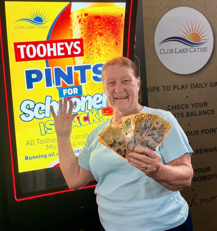 Featured image for “Congratulations to Cash Splash Winner Lynette at Club Lake Cathie”