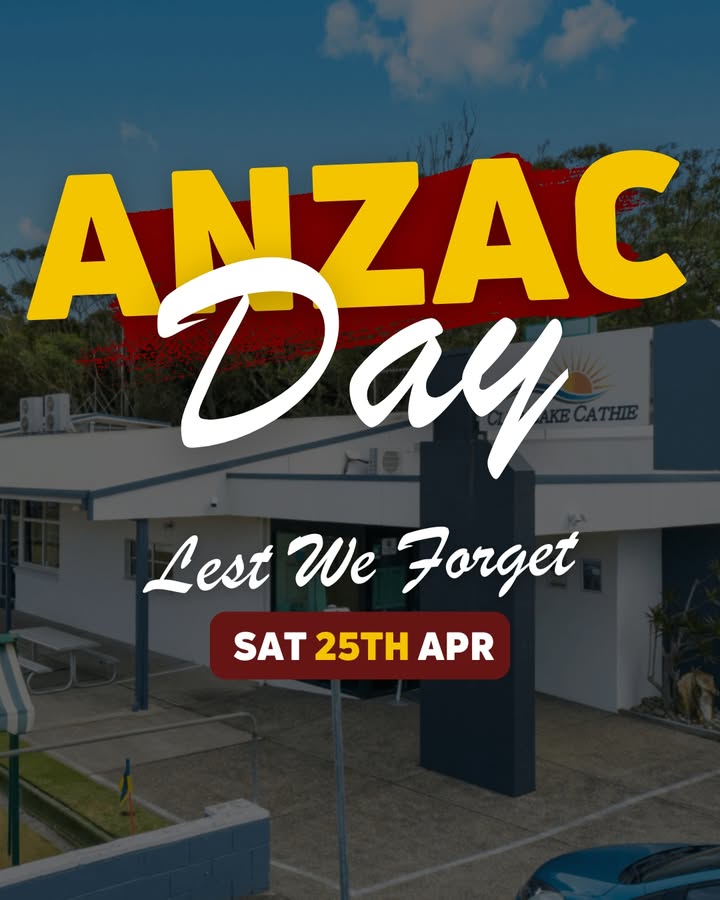 Featured image for “Anzac Day at Club Lake Cathie – 25th April”