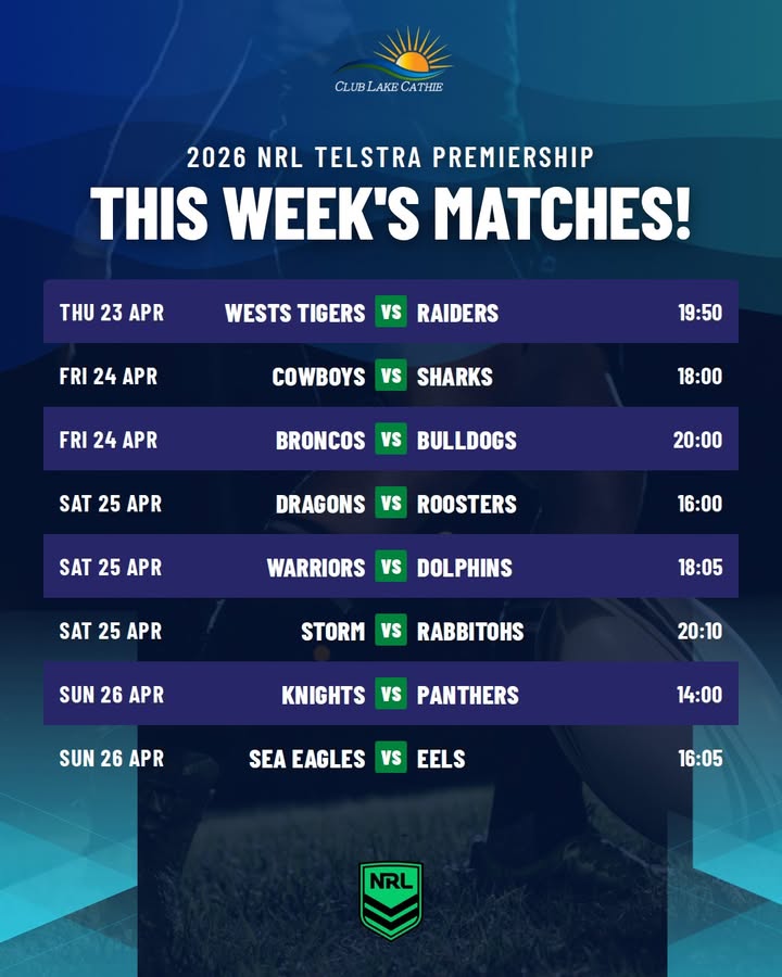 Featured image for “Watch the 2026 NRL Telstra Premiership at Club Lake Cathie”