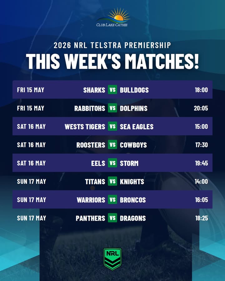 Featured image for “Watch the 2026 NRL Telstra Premiership Live at Club Lake Cathie”