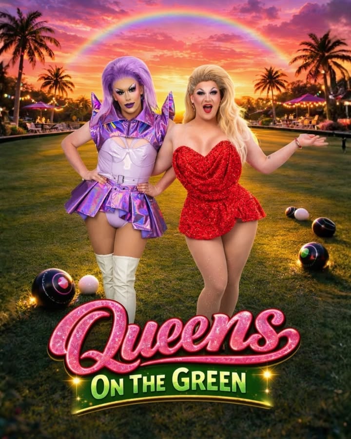 Featured image for “Queens on the Green – Barefoot Bowls with Drag Queens at Club Lake Cathie”