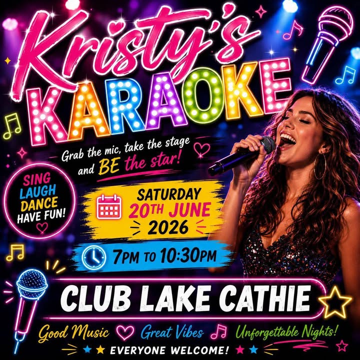 Featured image for “Kristy’s Karaoke Night at Club Lake Cathie”