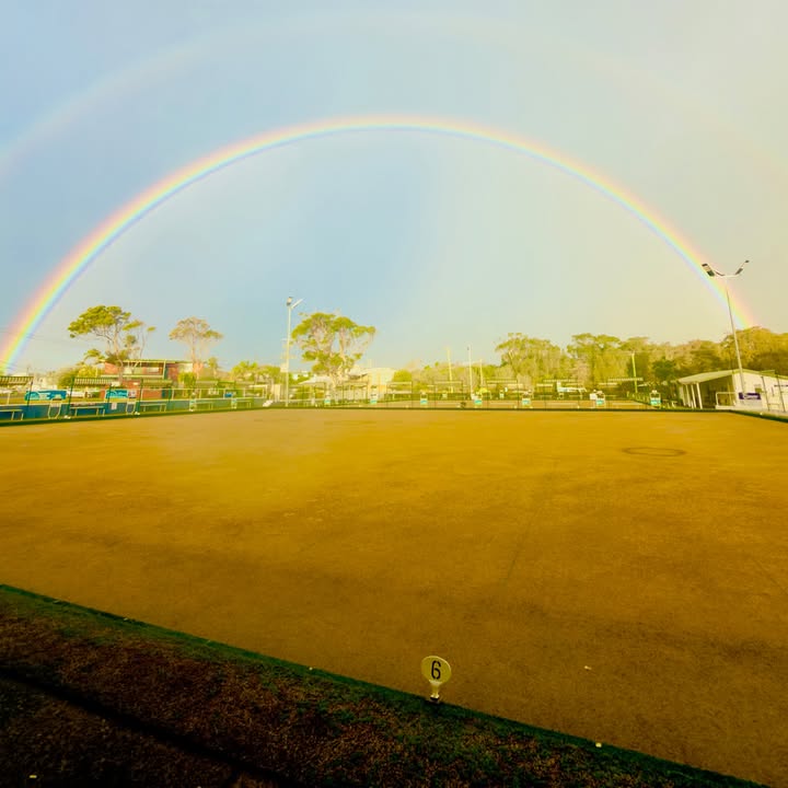 Featured image for “Double Rainbow Magic Over the Greens at Club Lake Cathie”