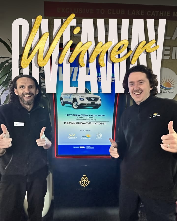 Featured image for “Hyundai Venue Key Draw Winners at Club Lake Cathie”