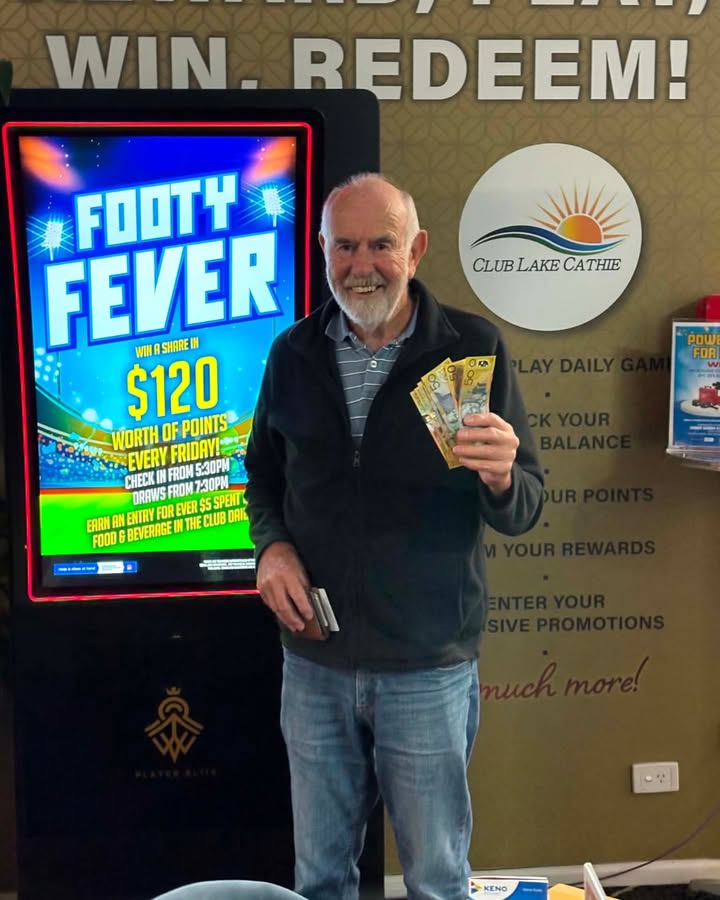 Featured image for “Colin Wins $500 in Cash Splash at Club Lake Cathie”