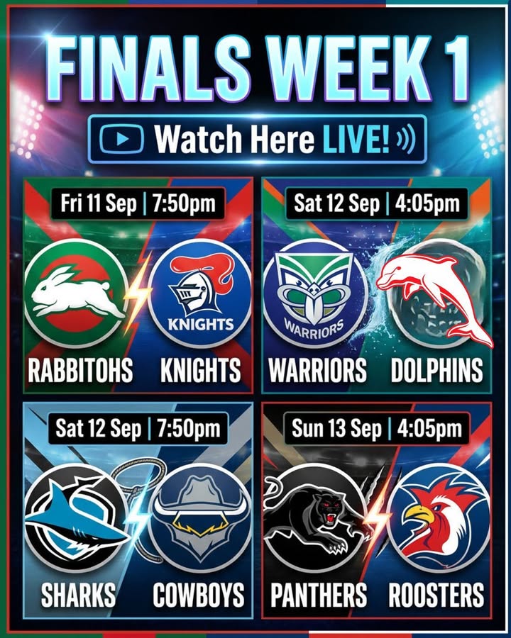 Featured image for “NRL Finals Week 1 Live at Club Lake Cathie”