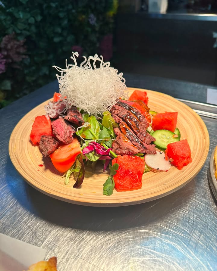 Featured image for “Thai Beef Salad at Rita’s Bistro, Club Lake Cathie”