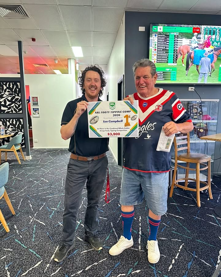 Featured image for “Ian Wins Club Lake Cathie Footy Tipping Competition”